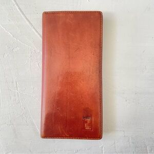 Vintage Fendi Brown Leather Wallet Bifold